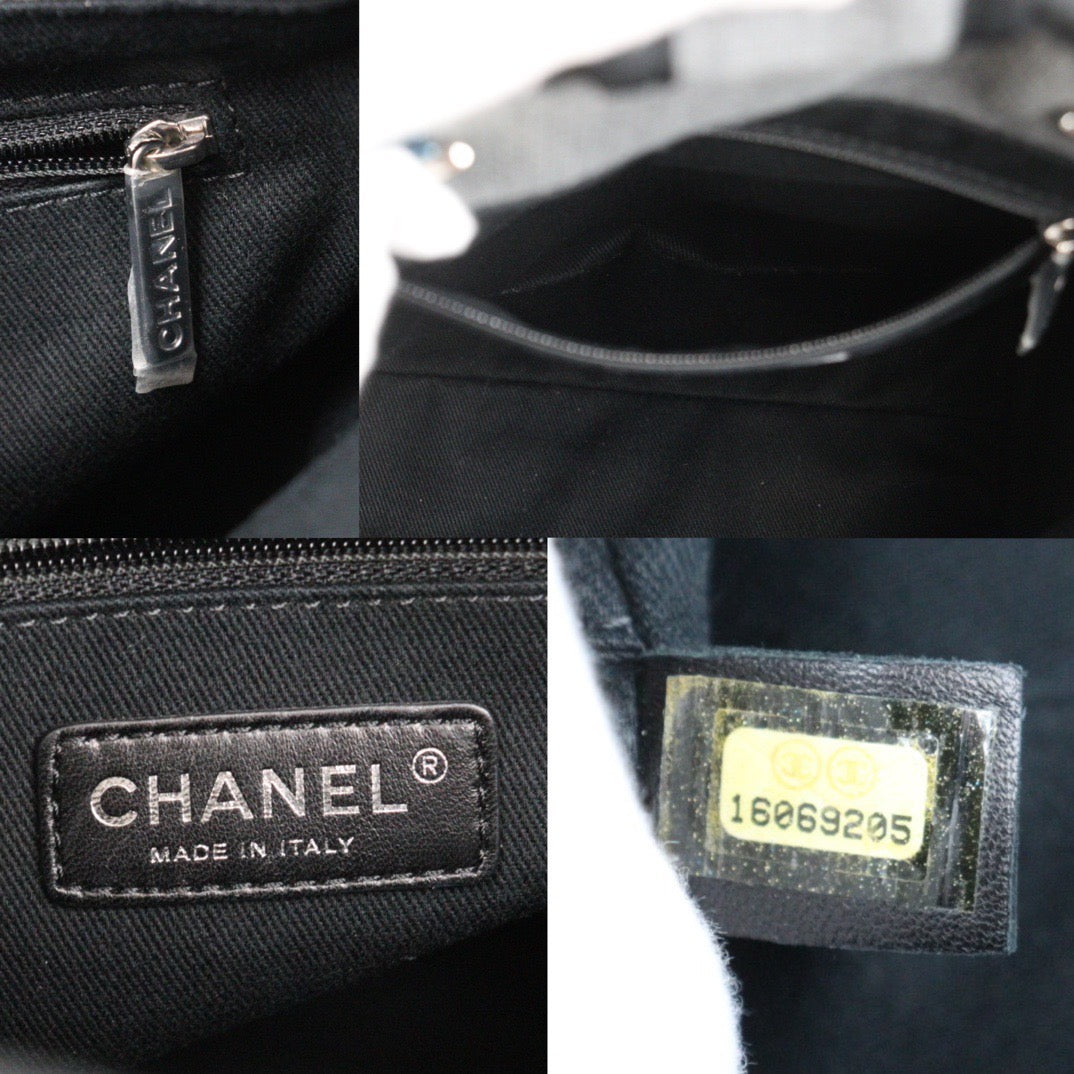 Rank A｜ CHANEL Canvas Tote Bag Gray Small Made In 2012 Year｜24031305