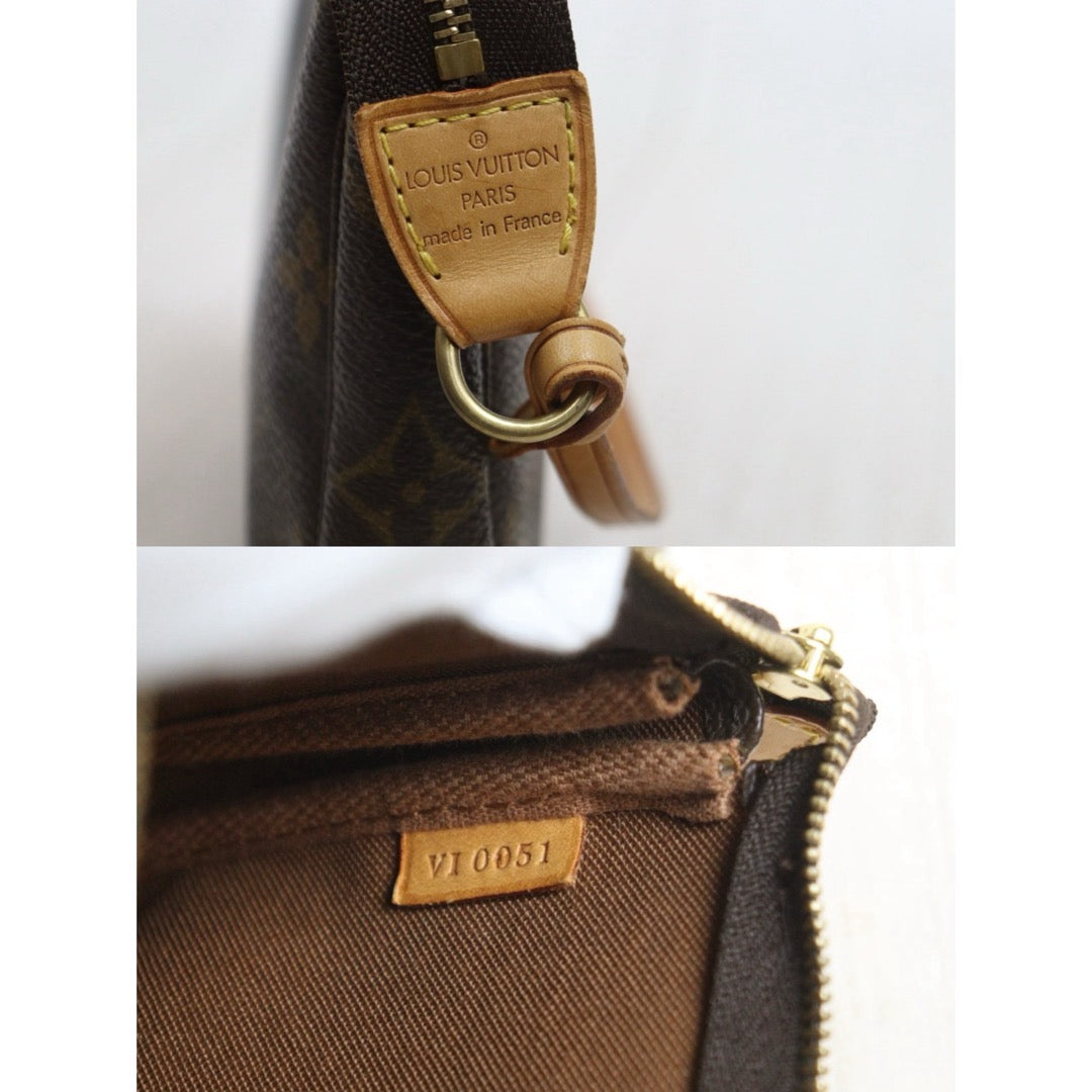 Include Entrupy Certificate of Authenticity｜Good ( Rank AB)｜Louis Vuitton Monogram Pochette Accessoire  ｜26081810