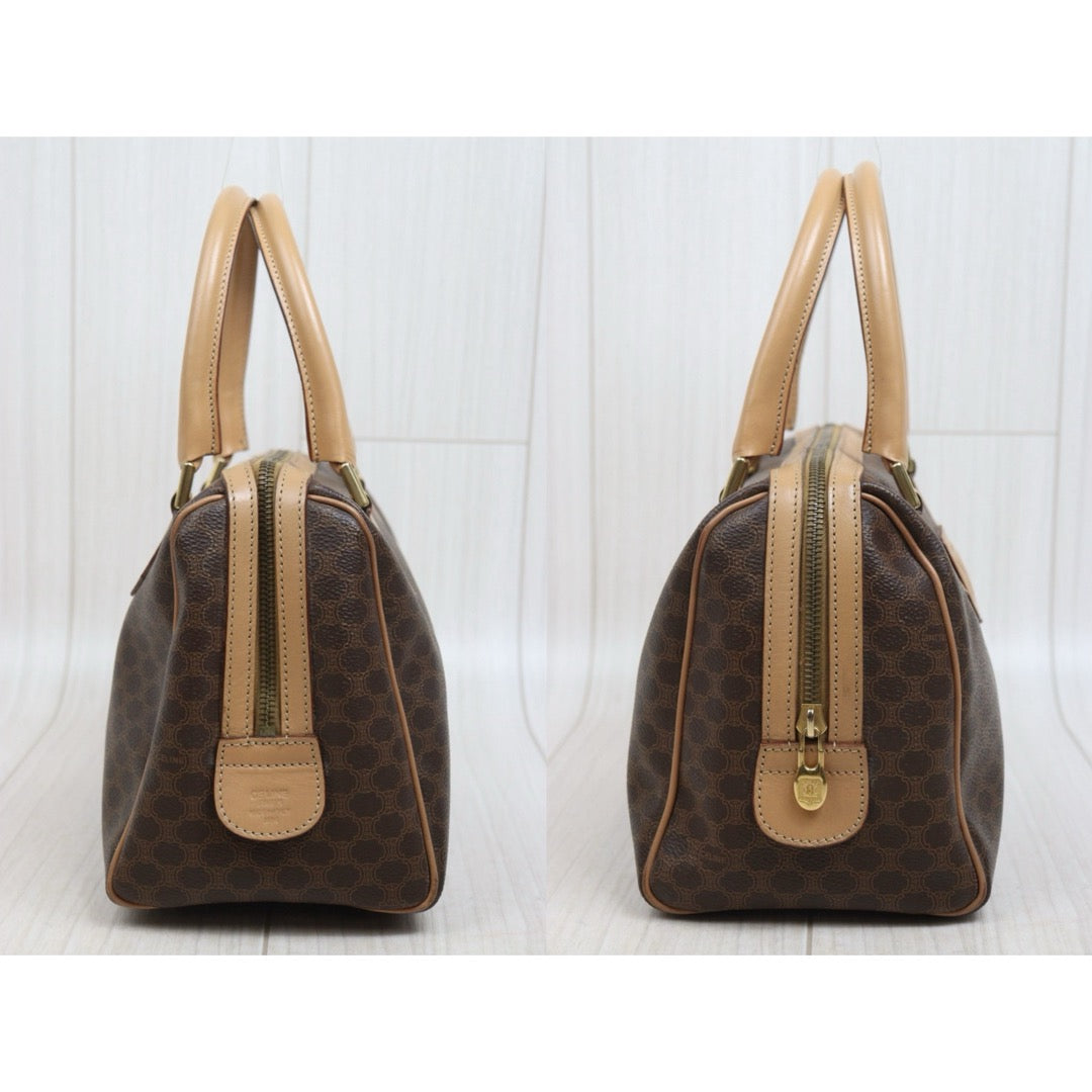 Include Entrupy Certificate of Authenticity｜Good ( Rank AB) ｜CELINE Macadam Boston Handbag Shoulder Bag  ｜26070903