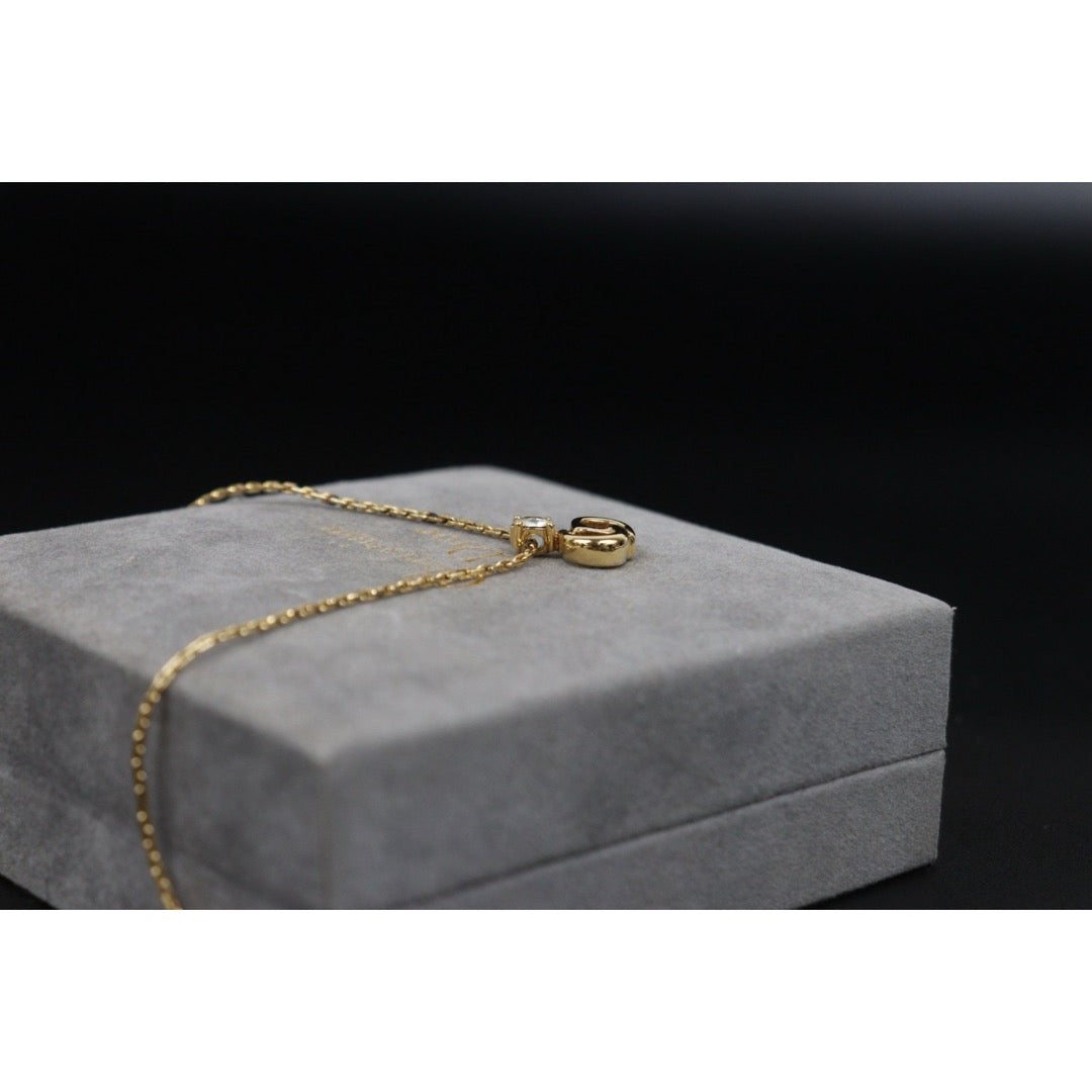 Very Good ( Rank A)｜ Dior CD Rhinestone Necklace Earring Set ｜25122211