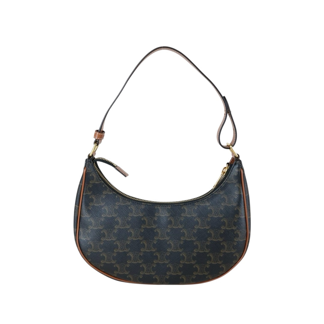 Very Good ( Rank A) ｜ CELINE Macadam AVA Triomphe Canvas Shoulder Bag｜S25112302