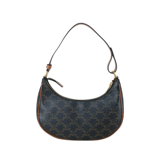 Very Good ( Rank A) ｜ CELINE Macadam AVA Triomphe Canvas Shoulder Bag｜S25112302