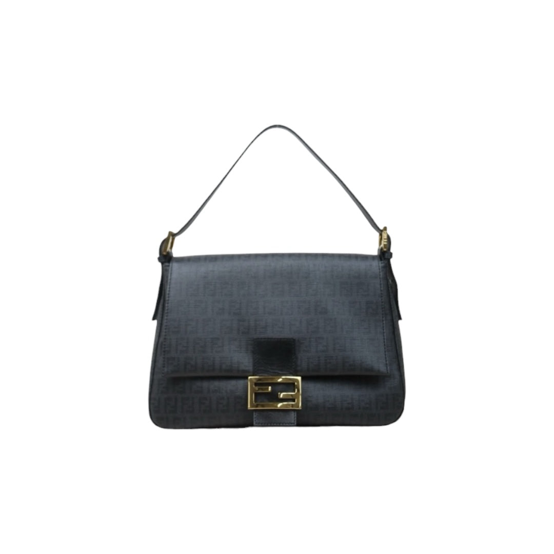 Very Good ( Rank A)｜ FENDI Zucca Mamma Baguette Shoulder Bag  Gold Hardware｜25061915