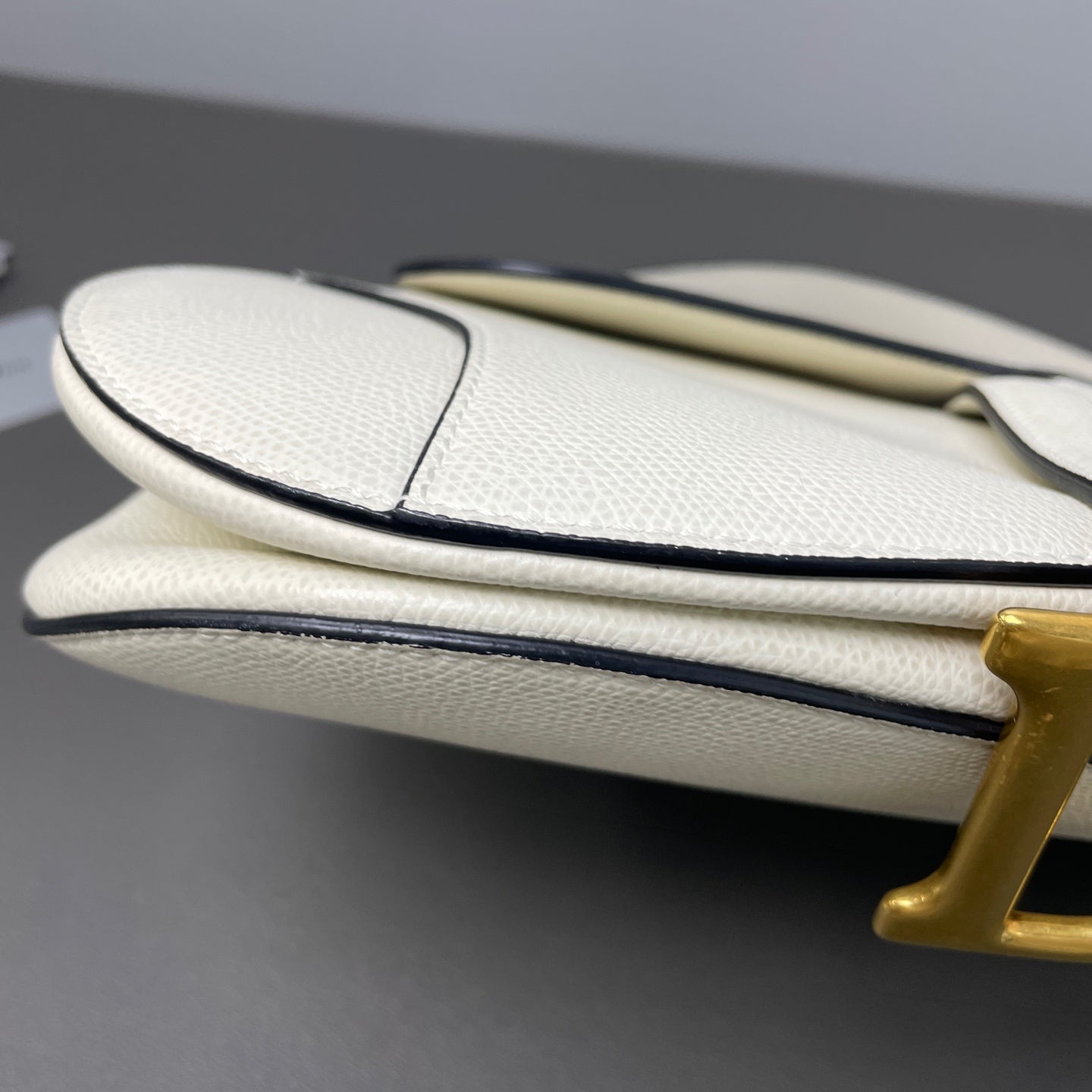 Very Good ( Rank A)｜Dior  Saddle Shoulder Bag Medium White