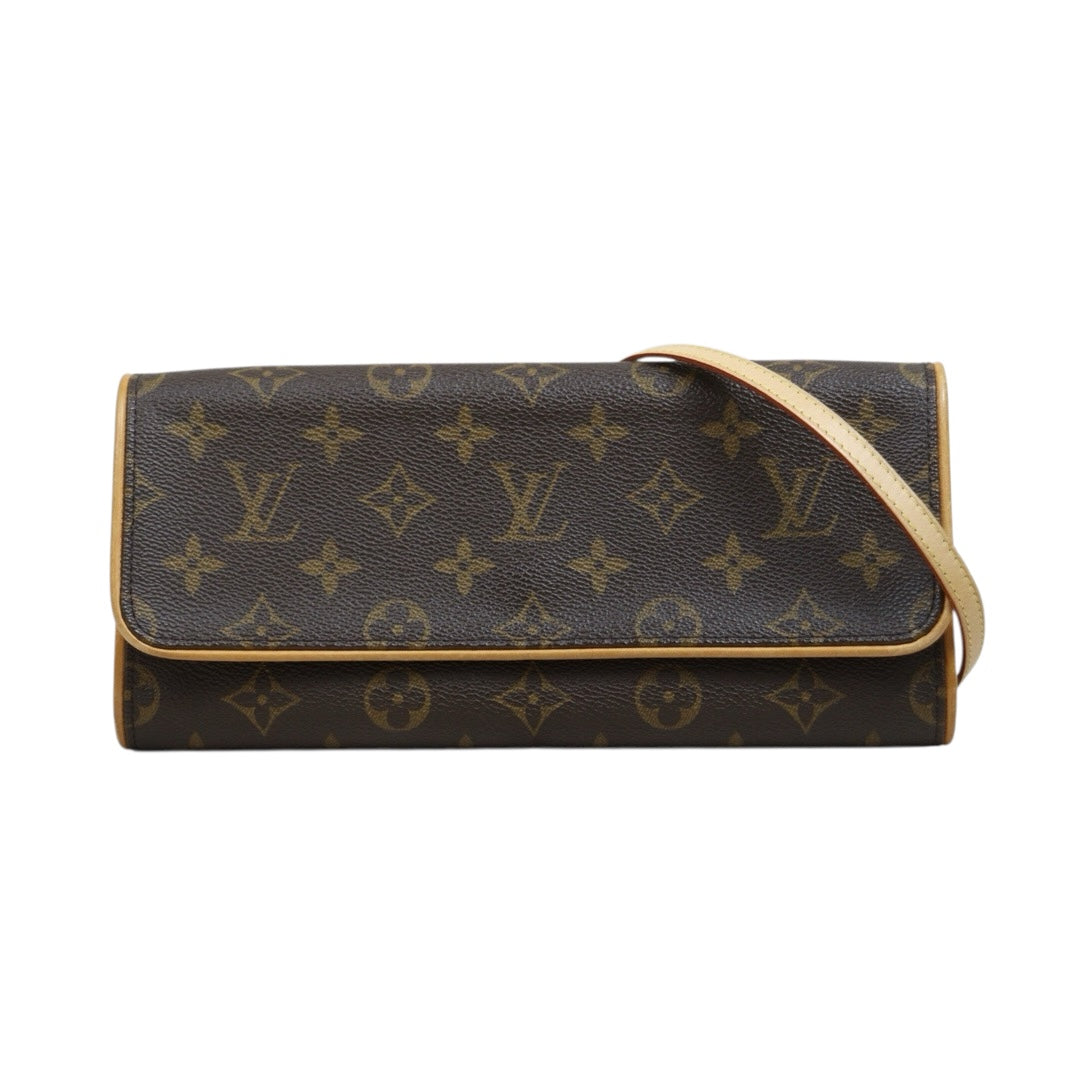 Include Entrupy Certificate of Authenticity｜Good ( Rank AB)｜ Louis Vuitton Monogram Pochette Twin GM Shoulder Bag｜26042802