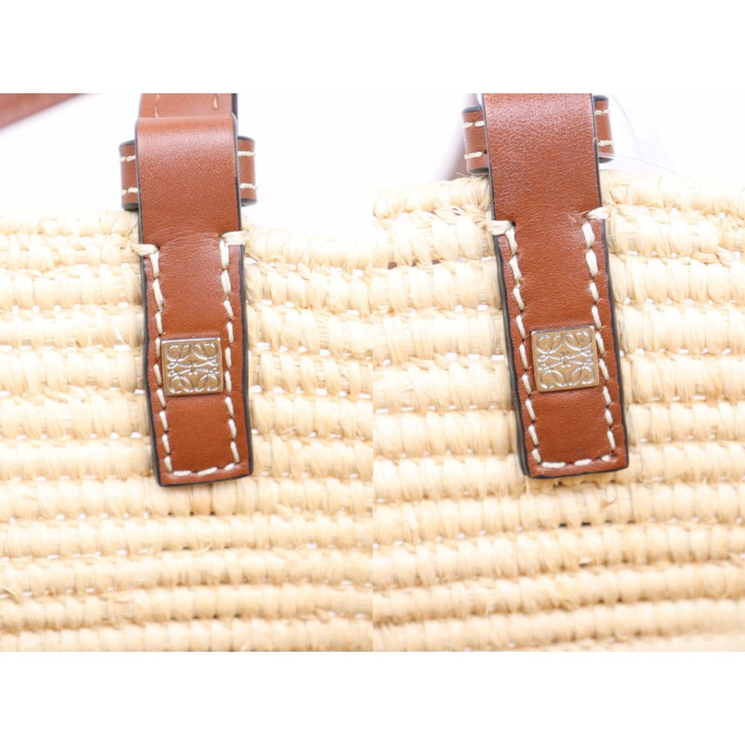 Very Good ( Rank A)｜ LOEWE Straw  Basket Handbag Shoulder Bag ｜25070902