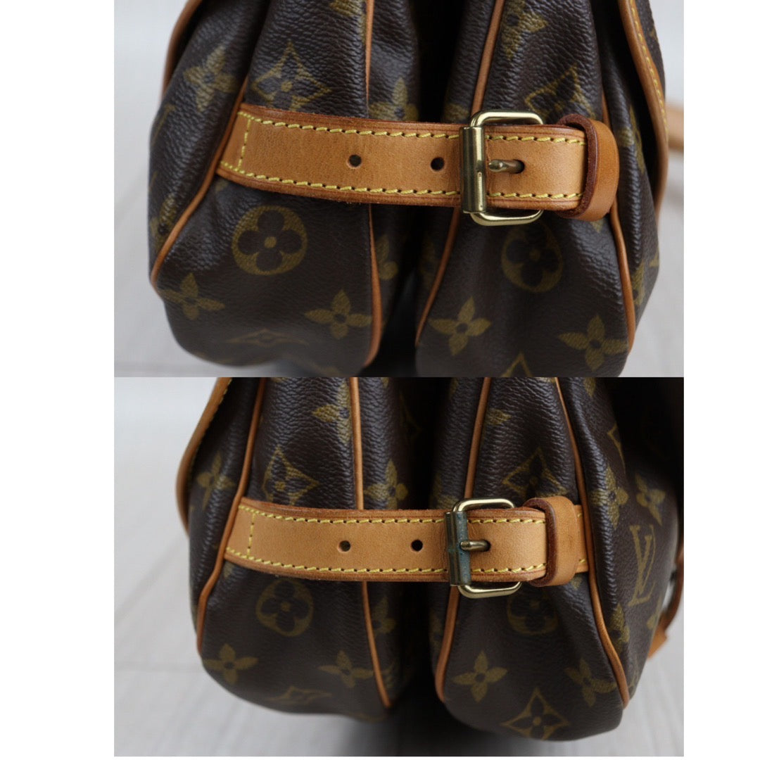 Rank AB ｜ LV Monogram Saumur MM Shoulder Bag｜23121919