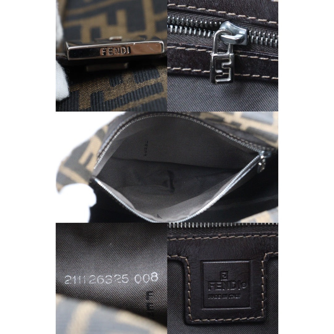 Rank A｜ FENDI Zucca Mamma Baguette Shoulder Bag ｜24051320