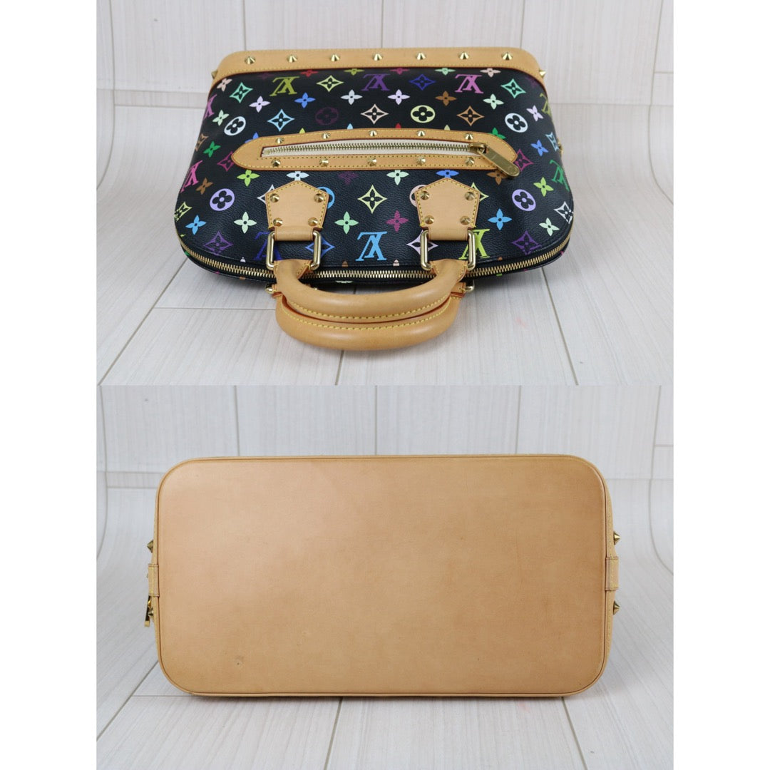 Include Entrupy Certificate of Authenticity｜Very Good ( Rank A)｜Louis Vuitton Monogram Takashi Murakam Multicolor Alma HandBag｜S26073118