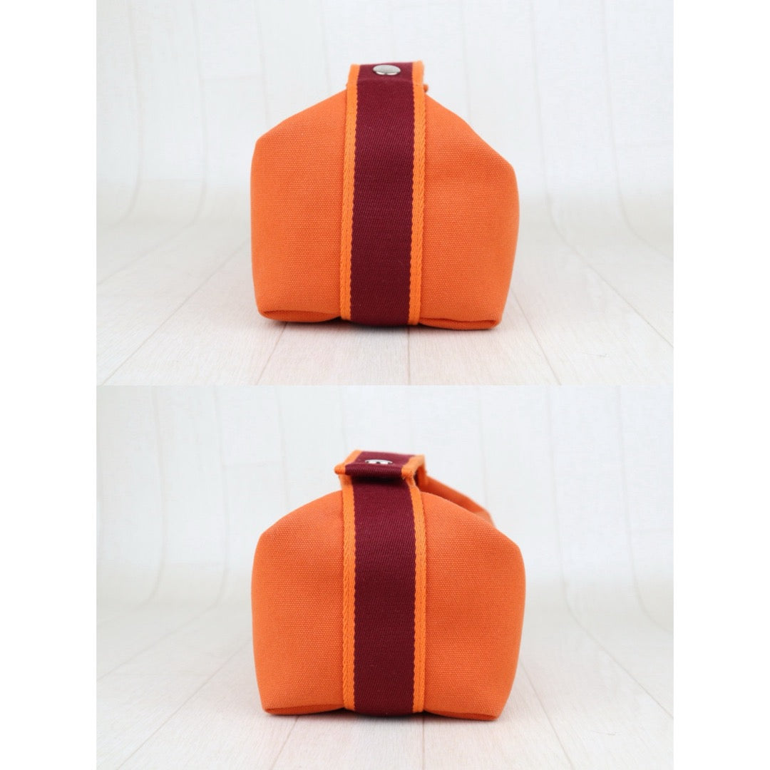 Very Good ( Rank A) ｜ HERMES Bride-A-Brac Canvas Orange Handbag｜S25081014