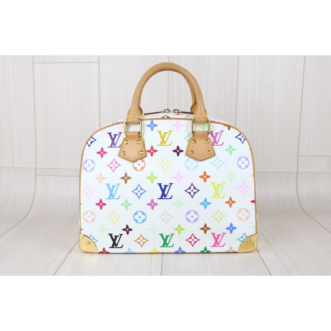 Include Entrupy Certificate of Authenticity｜Very Good ( Rank A)｜ Louis Vuitton Takashi Murakam Multi Monogram Trouville Hand Bag｜S26040805