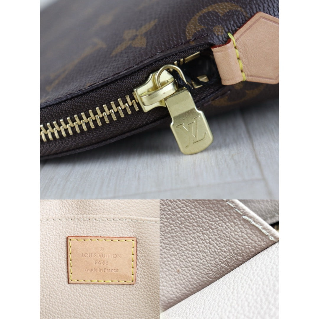 Include Entrupy Certificate of Authenticity｜Very Good ( Rank A) ｜Louis Vuitton Monogram Toilret Pouch GM IC Chips Model｜S26090747