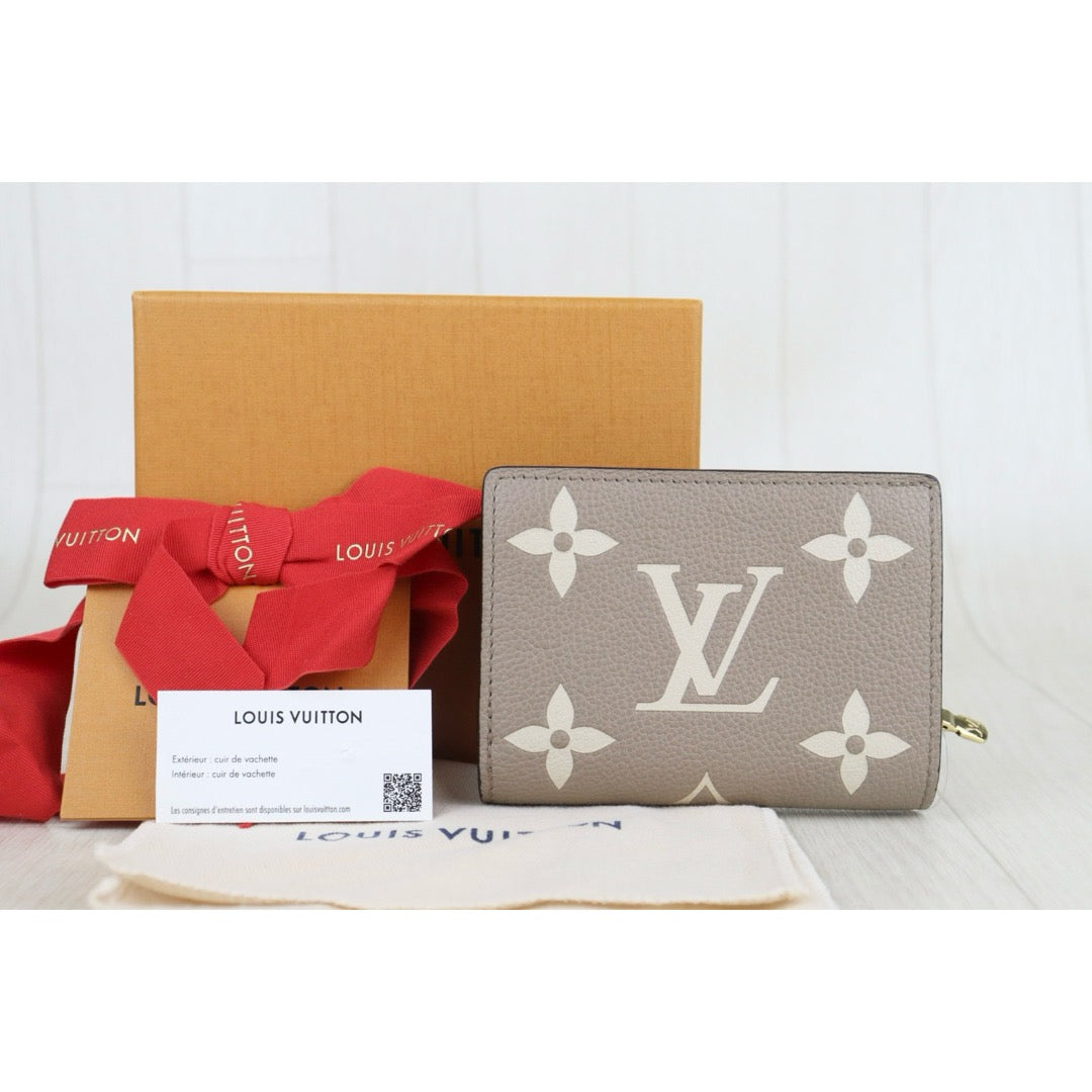 Include Entrupy Certificate of Authenticity｜Very Good ( Rank A)｜ Louis Vuitton Monogram Wallet Etoupe Gray IC Chips Model｜S26072522