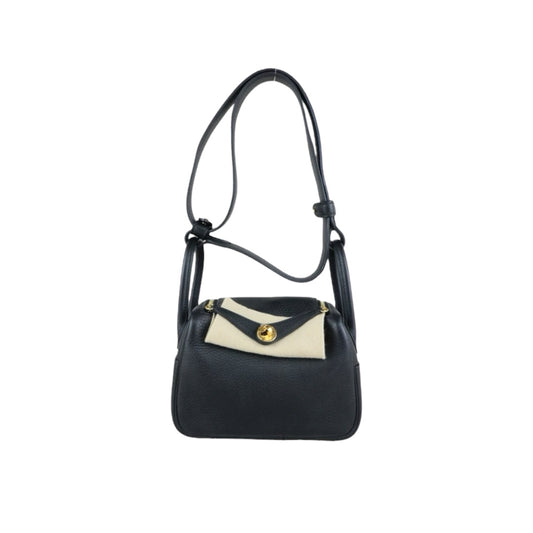 Very Good ( Rank A)｜ Hermes Mini Lindy TC Leather Golden Hardware Shoulder Bag Z stamp Made In 2021Year  ｜W25110602