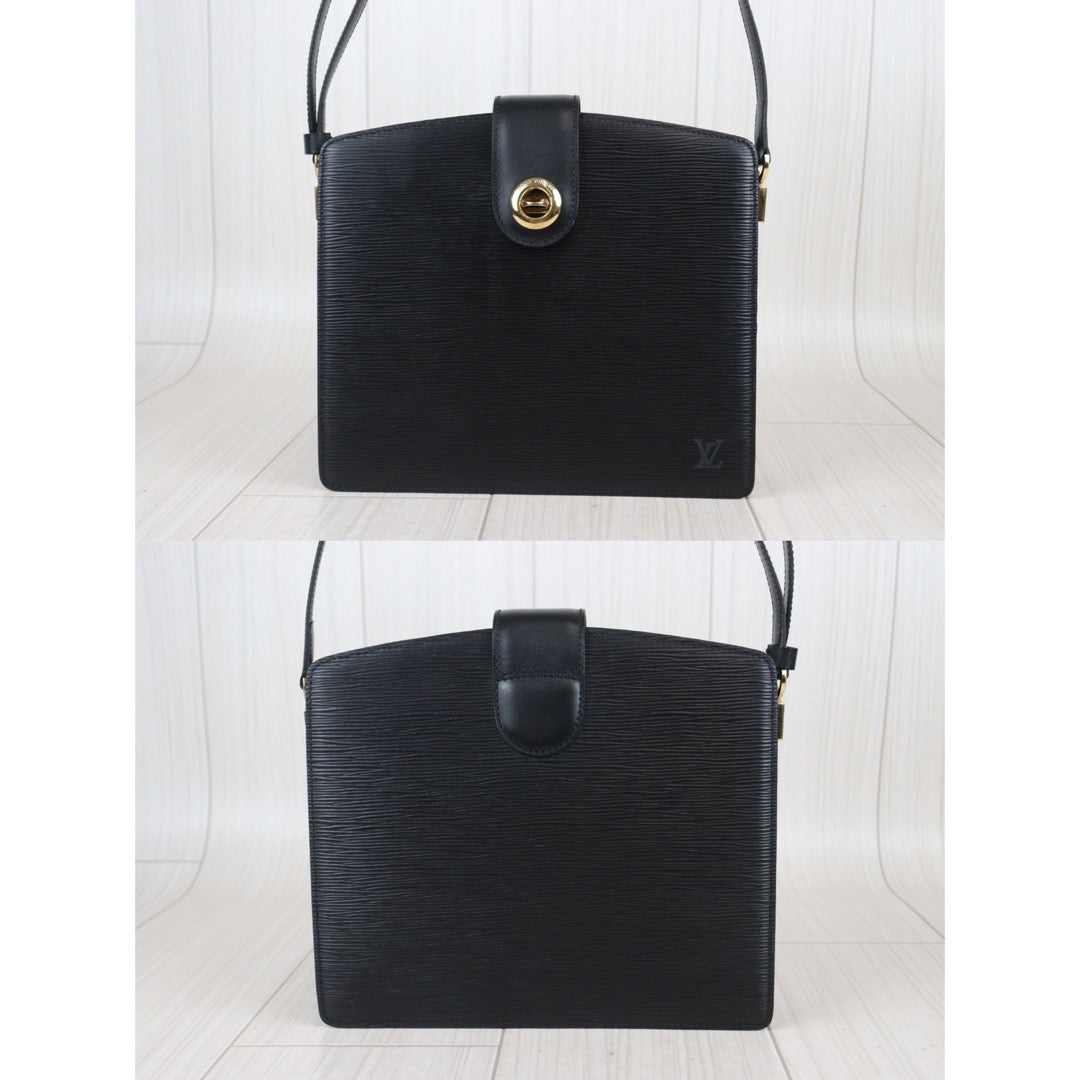 Rank A｜ LV Epi Shoulder Bag Black｜23090901