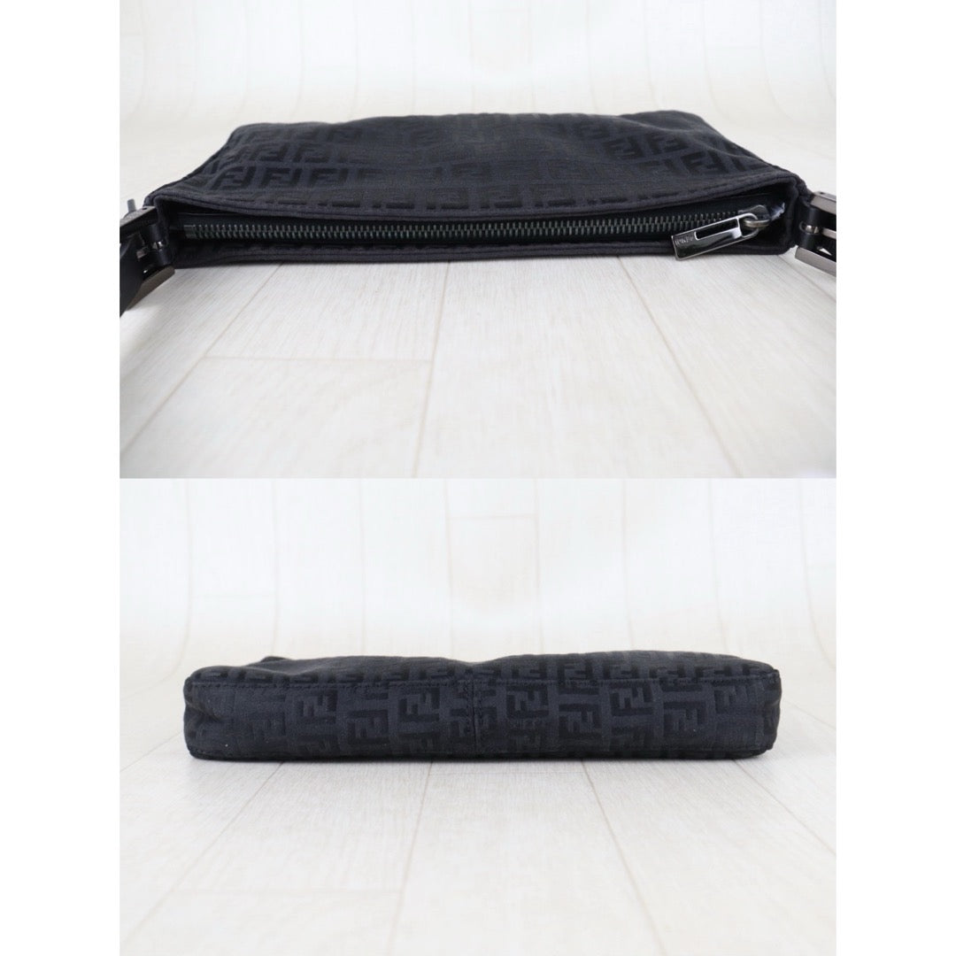 Include Entrupy Certificate of Authenticity｜Very Good ( Rank A)｜ FENDI Mamma  Shoulder Bag Black｜S26072526