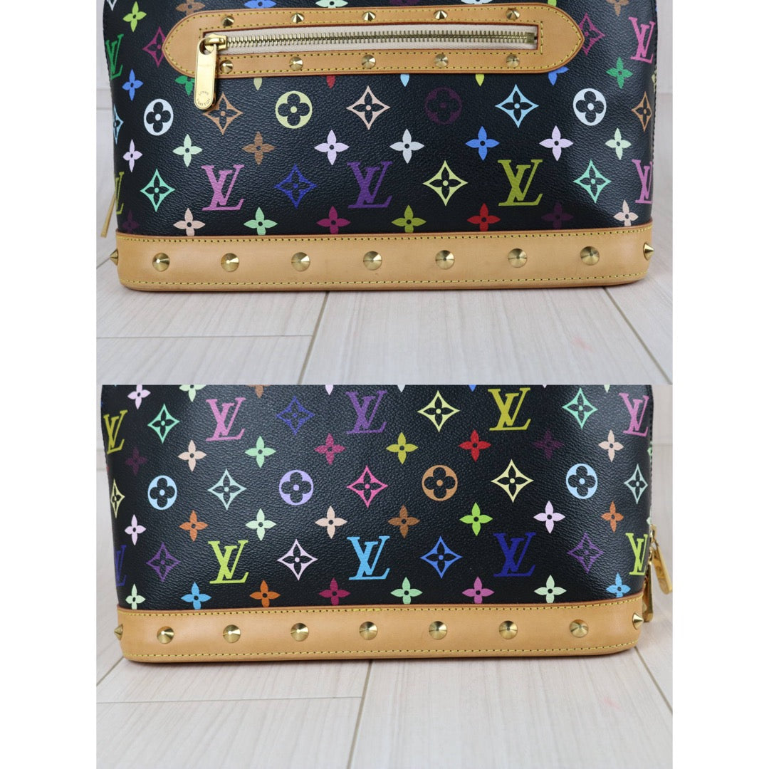 Include Entrupy Certificate of Authenticity｜Very Good ( Rank A)｜Louis Vuitton Monogram Takashi Murakam Multicolor Alma HandBag｜S26073118