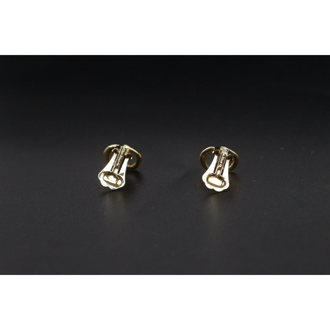 Very Good ( Rank A)｜ Dior CD Rhinestone Necklace Earring Set ｜25122211