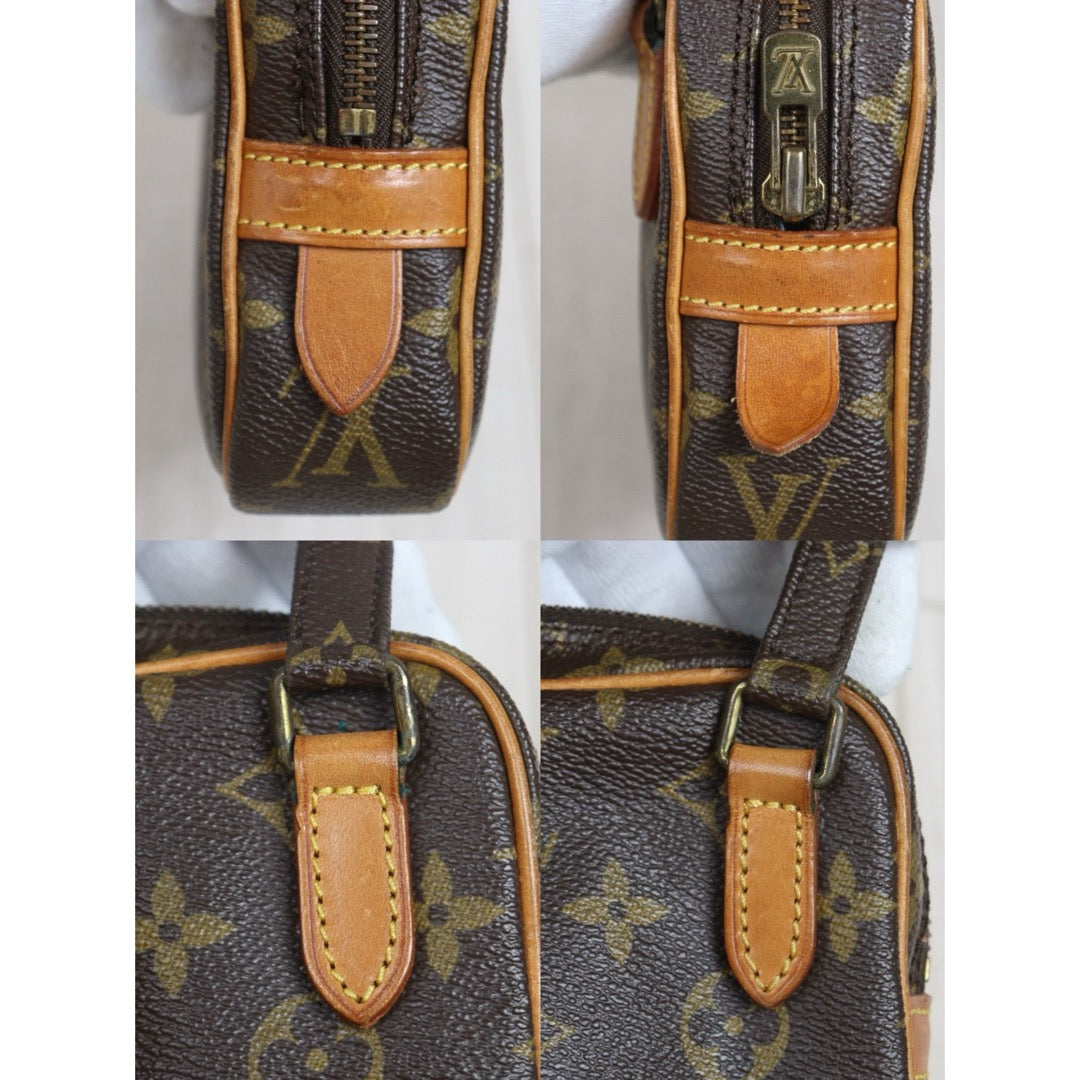 Include Entrupy Certificate of Authenticity｜Good ( Rank AB)｜Louis Vuitton Monogram Pochette Marly Bandouliere ShoulderBag ｜26080701