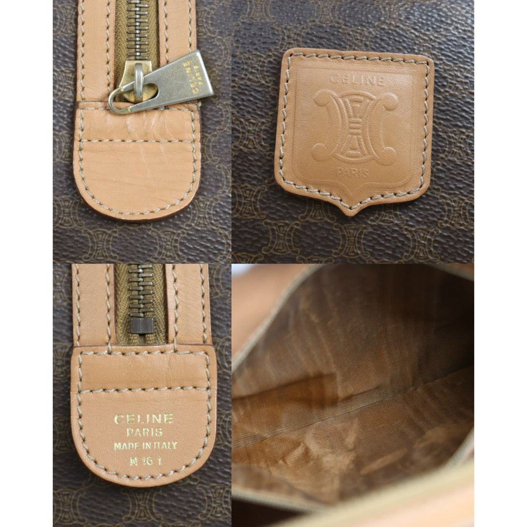 Include Entrupy Certificate of Authenticity｜Good ( Rank AB)｜ CELINE Macadam Boston Hand Bag ｜26091806