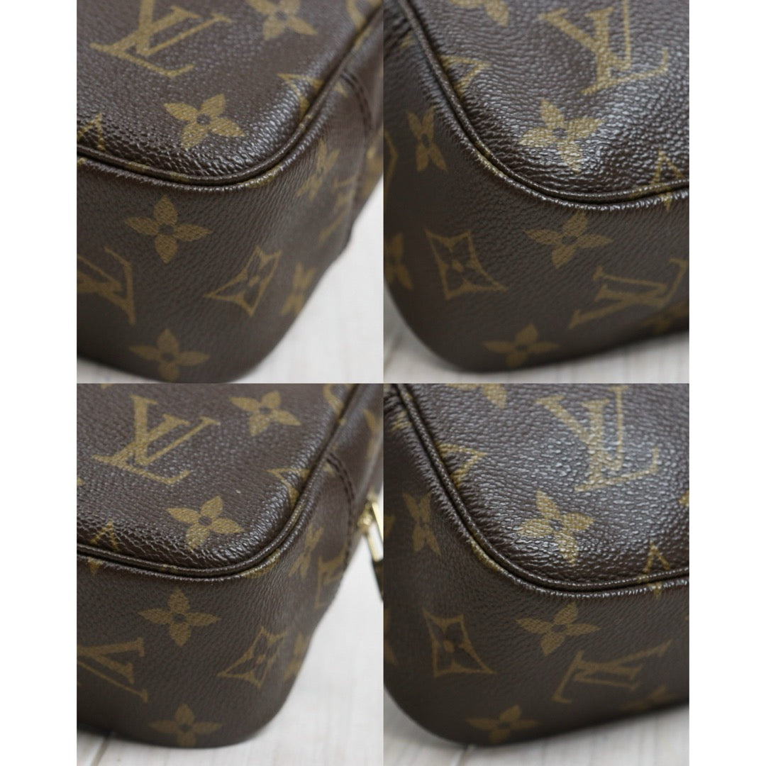 Include Entrupy Certificate of Authenticity｜Very Good ( Rank A) ｜ Louis Vuitton Truth Toilet 23 Monogram Makeup Pouch｜26102301