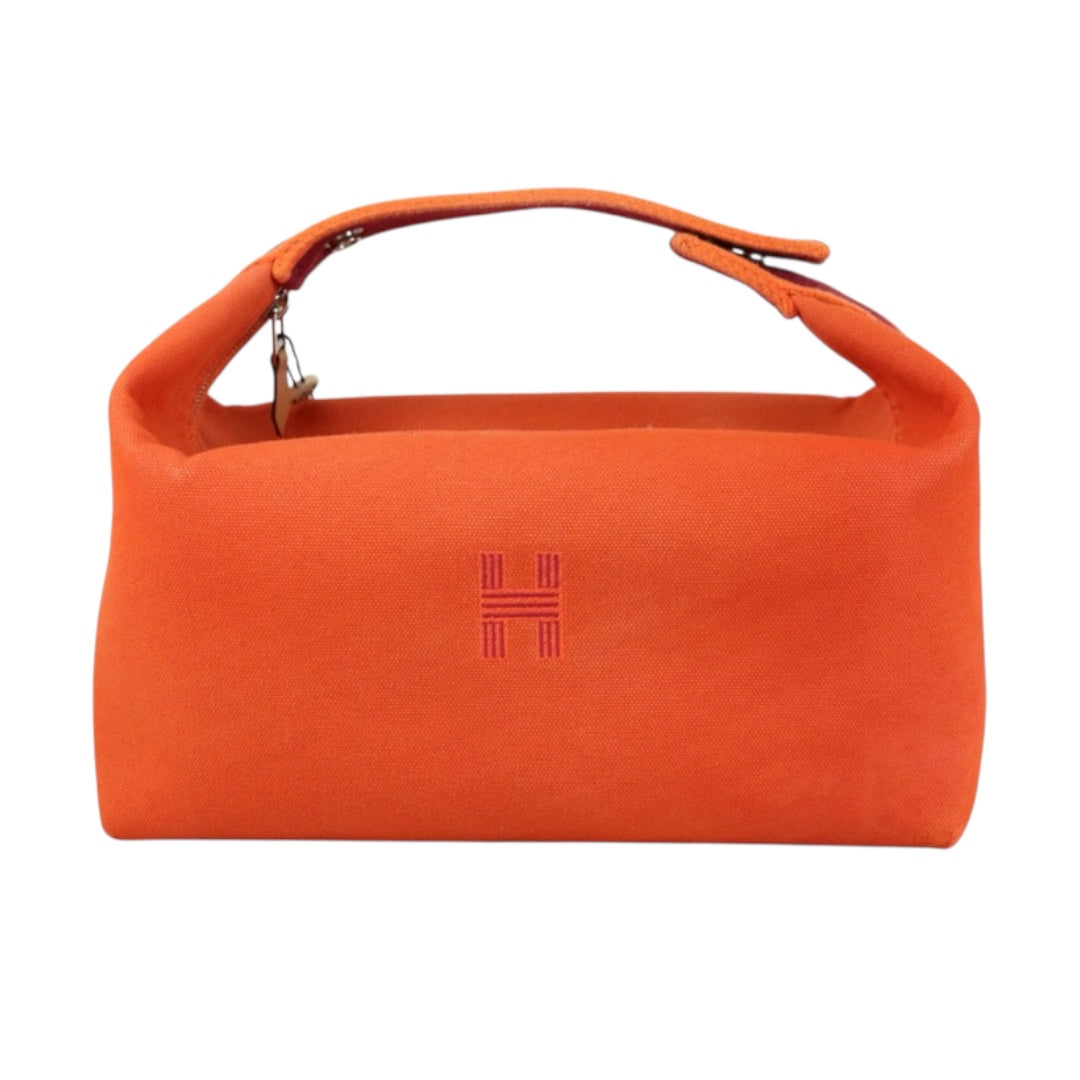 Very Good ( Rank A) ｜ HERMES Bride-A-Brac GM Canvas Orange Handbag｜S25042303