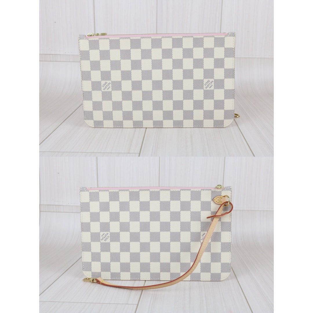 Official price: ¥288,200 JPY Include Entrupy Certificate of Authenticity｜Good ( Rank AB)｜ Louis Vuitton Damier Azur Neverful MM ShoulderBag With Pouch  IC Chips Model｜X26100705
