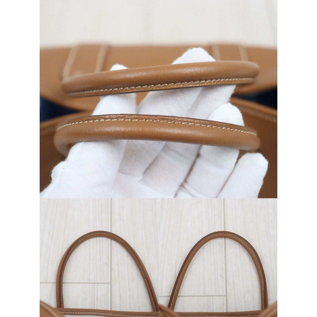 Good ( Rank AB)｜ HERMES Negonda Leather Garden Party Gold Handbag30 ◽︎N Stamp Made in 2010Year ｜24122411