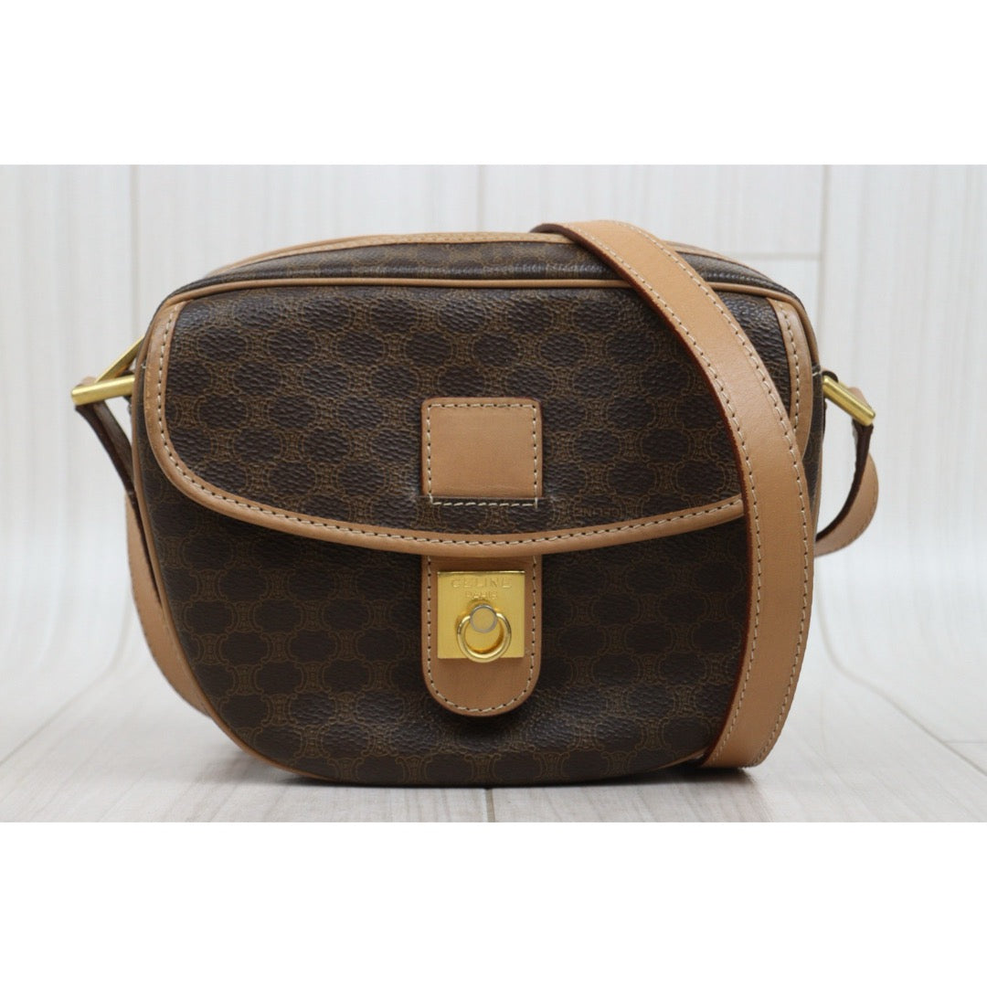 Good ( Rank AB) ｜ CELINE Macadam Shoulder Bag ｜25112808