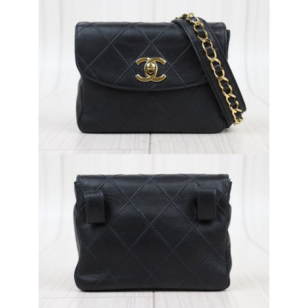 Rank AB ｜ CHANEL  Matrasse Lambskin Waist Bag ｜24030745