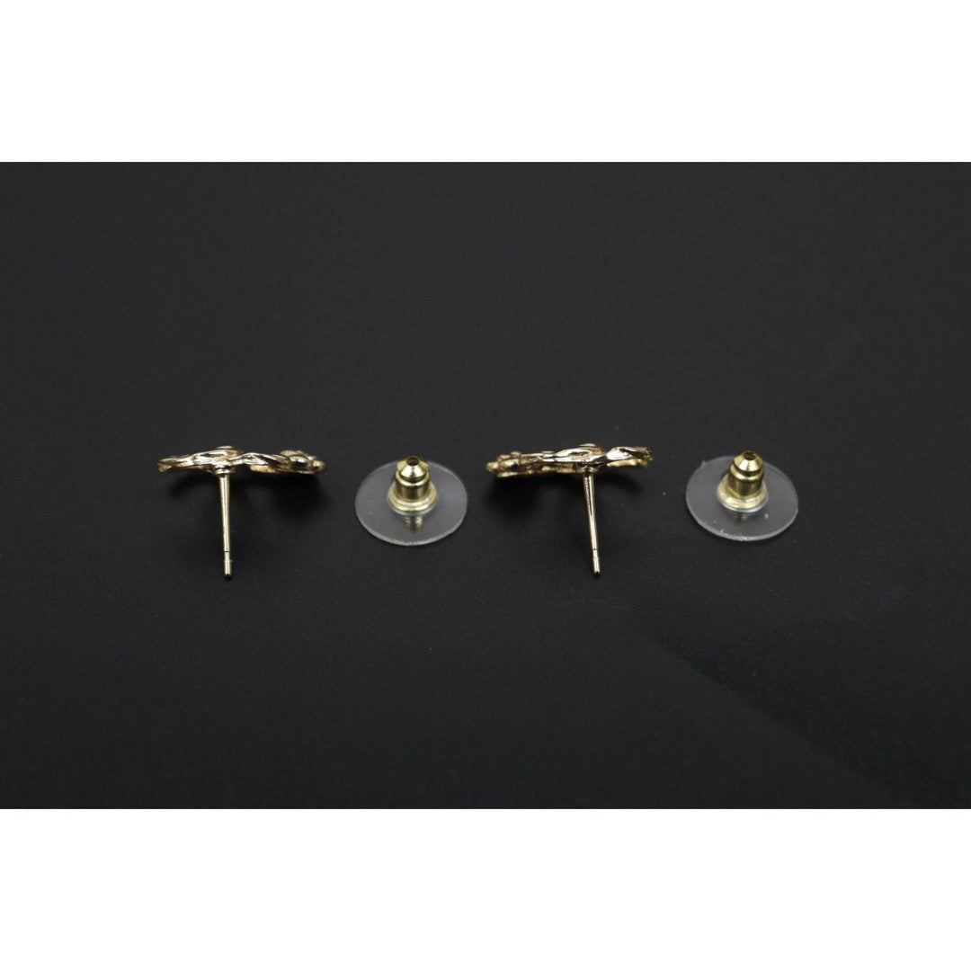 Include Authentic Detective Certificate of Authenticity｜Very Good ( Rank A) ｜CHANEL A22A COCO Mark  Camellia Earrings Made In 2022Year｜S26031019