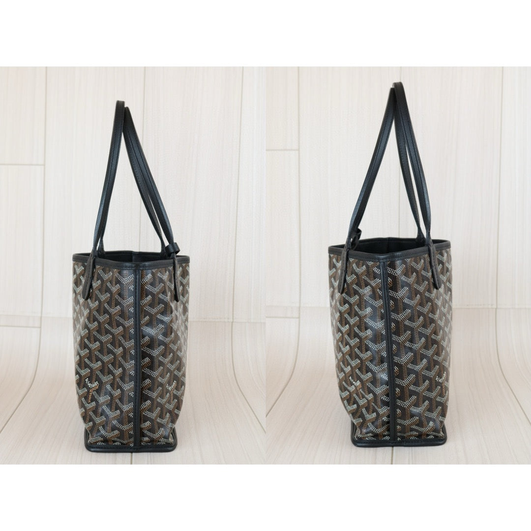 Very Good ( Rank A) ｜ Goyard Anyone Mini Tote Bag Black｜B24121307