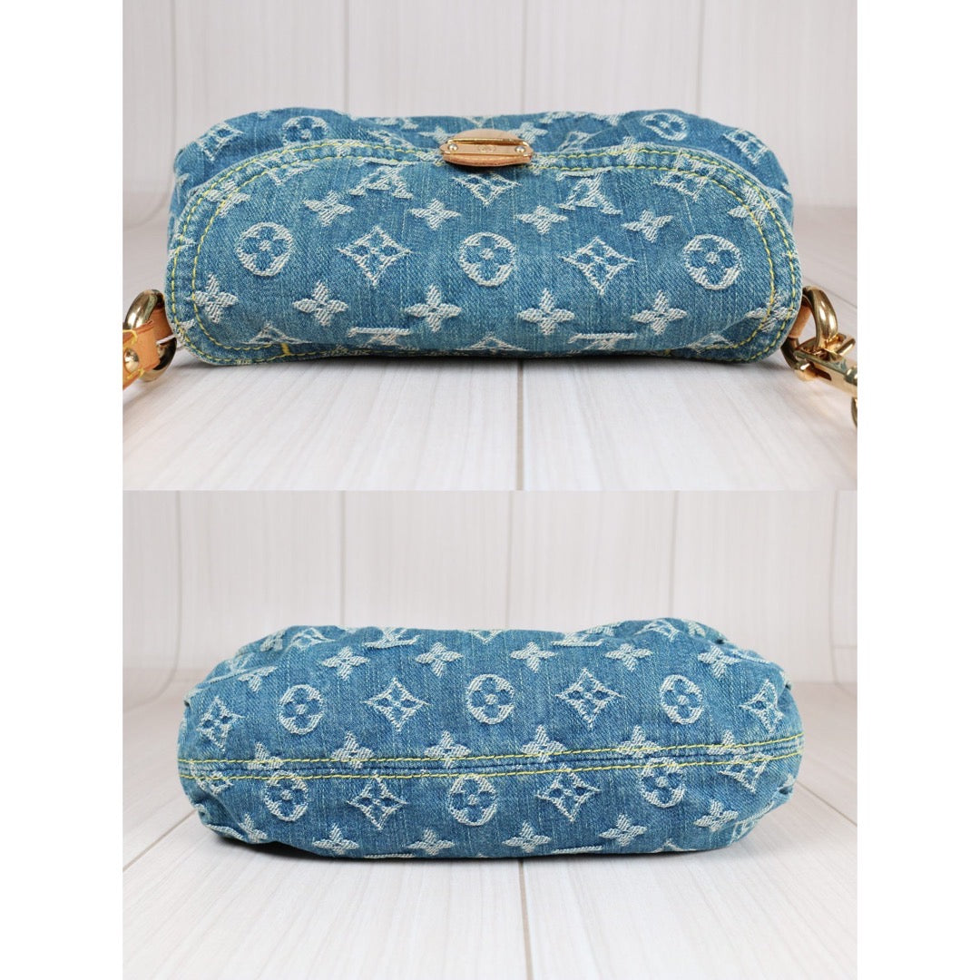 Rank AB ｜  LV Monogram Denim  Shoulder Bag  ｜S24070903