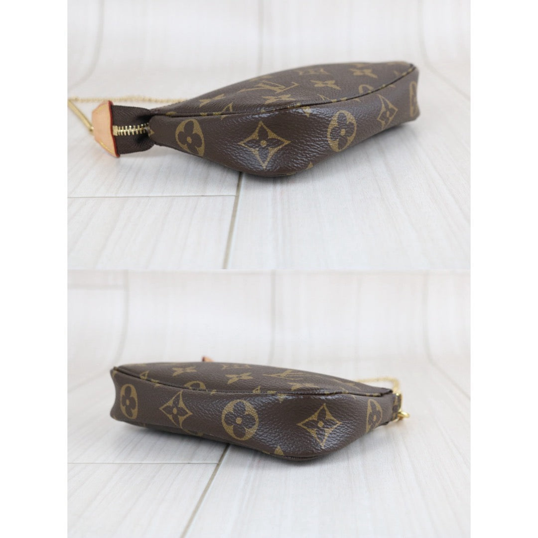 Include Entrupy Certificate of Authenticity｜Very Good ( Rank A) ｜ Louis Vuitton Monogram Mini Pochette Accessoire｜X26051806