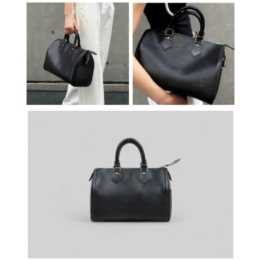 Good ( Rank AB)｜ LV Epi Speedy 25 Hand Bag Black｜25052907