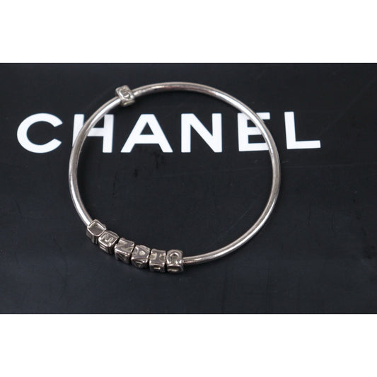 Very Good ( Rank A) ｜CHANEL Vintage Silver Plating Bracelet｜Y24080208