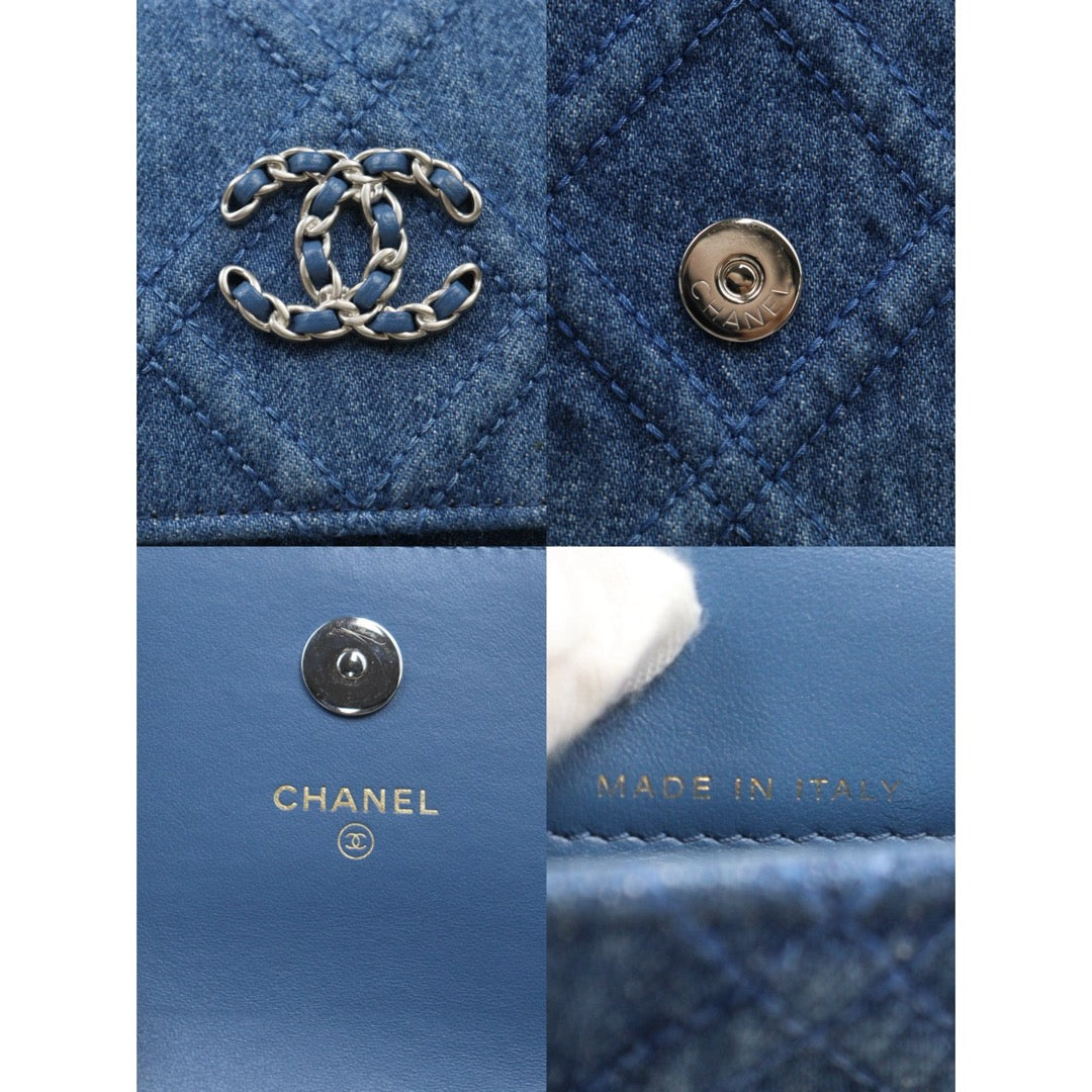 Very Good ( Rank A)｜ CHANEL Matrasse Chain Demin Blue 19Bag Shoulderbag Made In 2021-2022Year｜W25121601