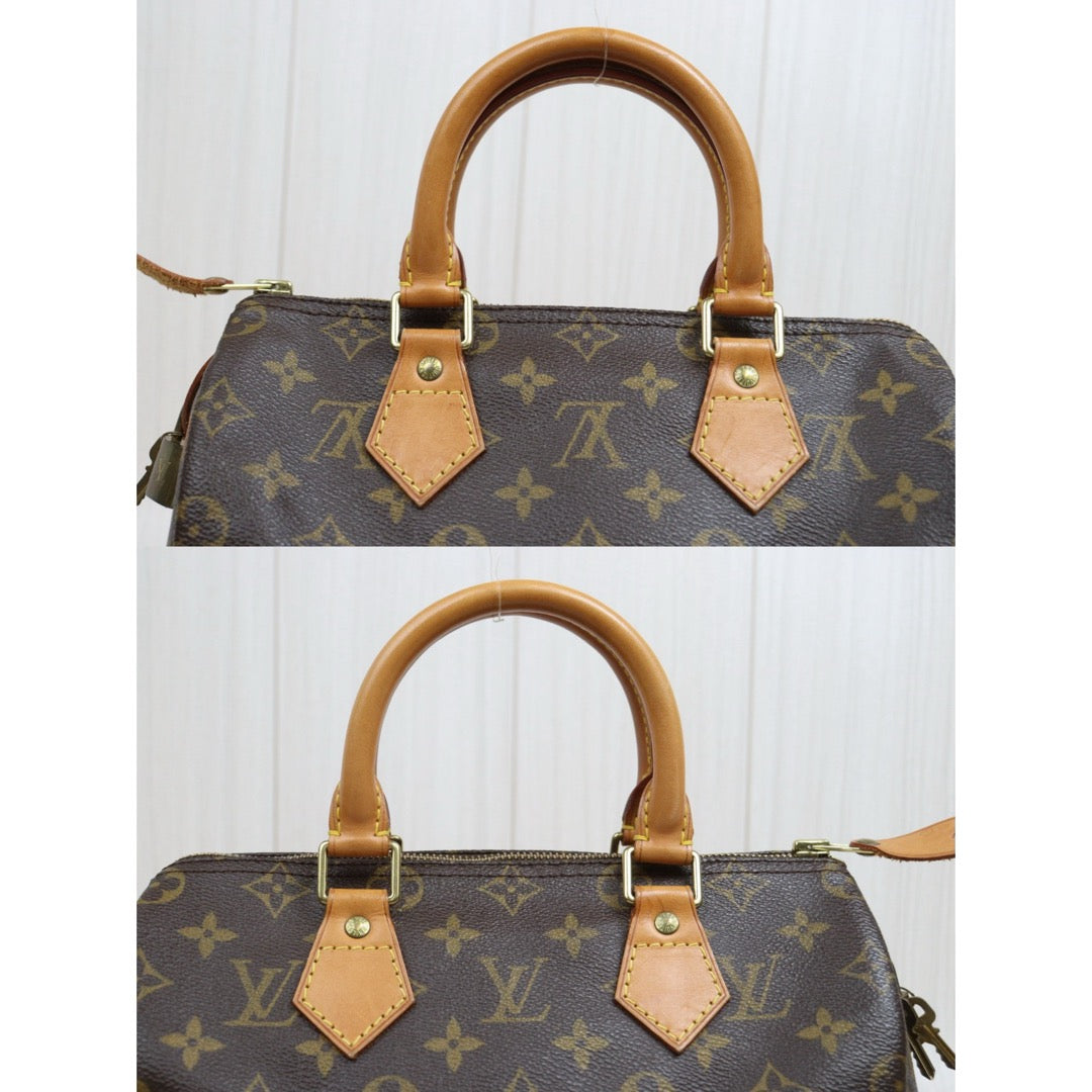 Include Entrupy Certificate of Authenticity｜Good ( Rank AB)｜ Louis Vuitton Monogram Speedy 25 Hand Bag ｜26031807