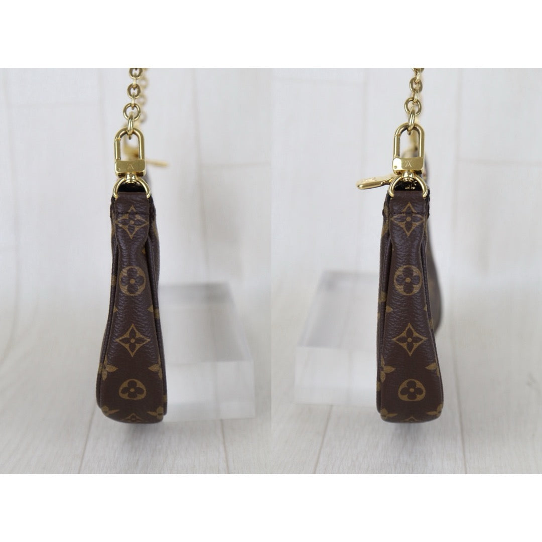 Include Entrupy Certificate of Authenticity｜Very Good ( Rank A) ｜ Louis Vuitton Monogram Multi Pochette Accessoire Rose Clair｜S26090721