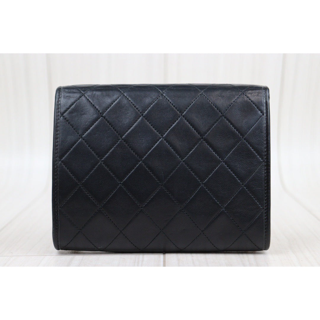 Rank AB｜ CHANEL Mini Coco Mark Matrasse Lambskin Chain Shoulder Bag ｜24022715