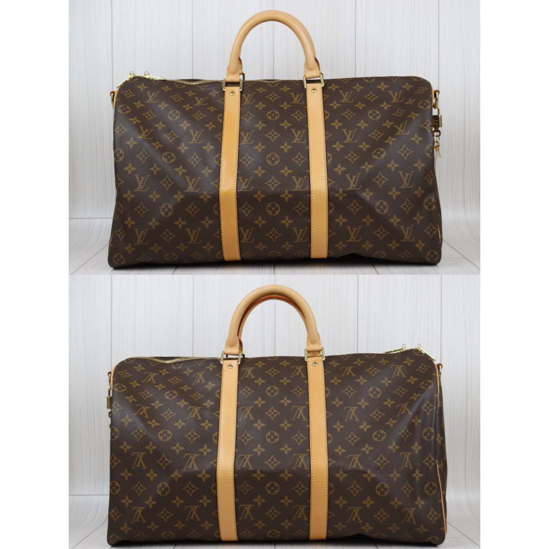 Rank A ｜ LV Monogram Keypol Bandrière 50 With Shoulderstrap｜24011303