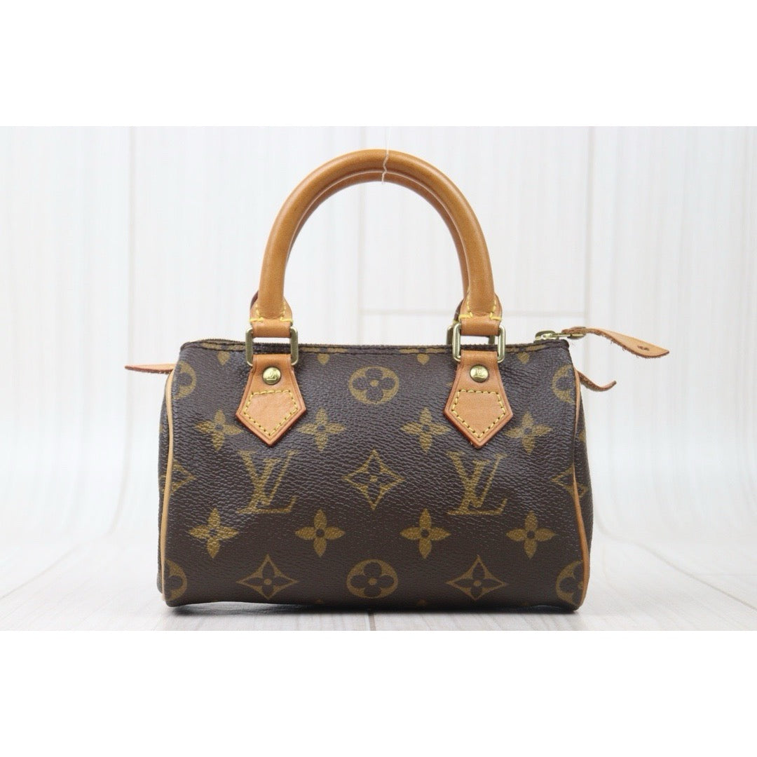 Good ( Rank AB)｜ LV Monogram Mini Speedy Handbag With Shoulderstrap｜24091801