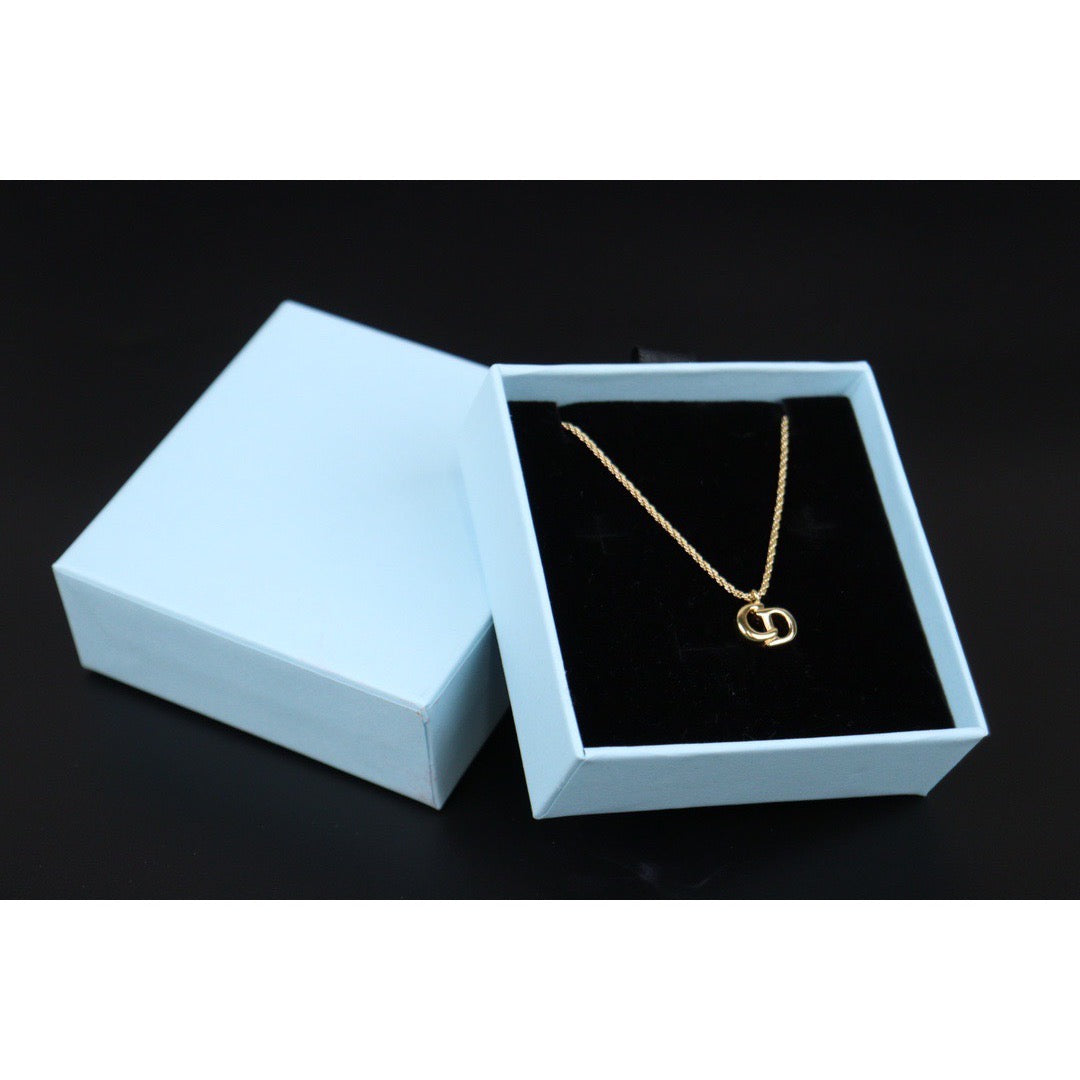 Rank SA ｜ Dior CD Necklace Gold Plated ｜24013003