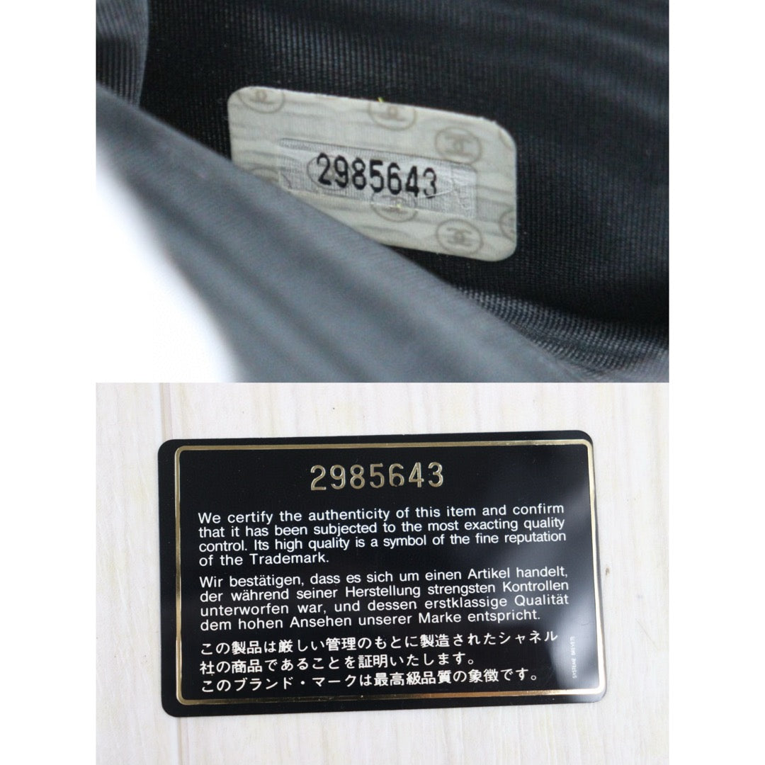 Very Good ( Rank A)｜CHANEL Caviar Skin Black Wallet Made In 1991-1994 Year｜VT25030130