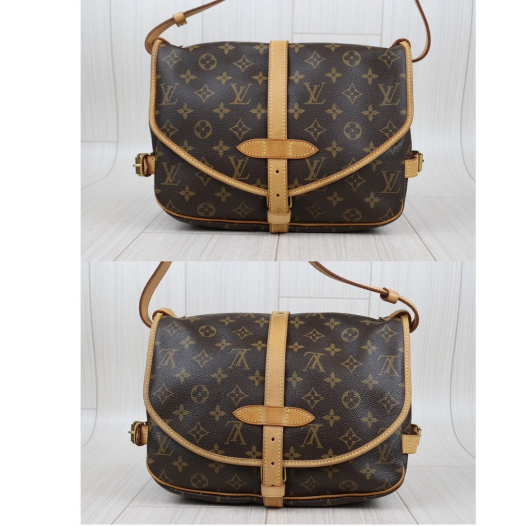 Rank AB ｜ LV Monogram Saumur MM Shoulder Bag｜23121409