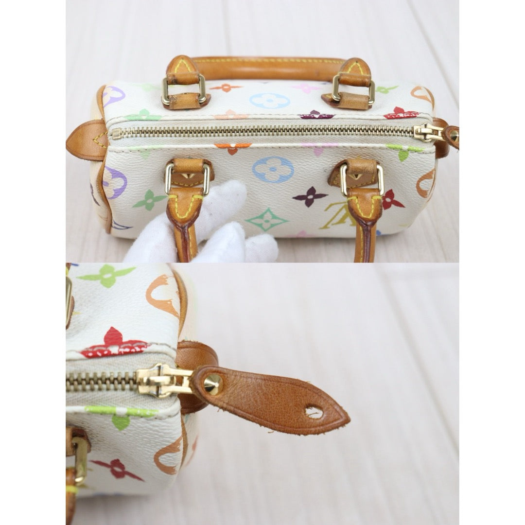 Good ( Rank AB)｜ LV Takashi Murakam Multi Monogram Mini Speedy Handbag ｜S25110421