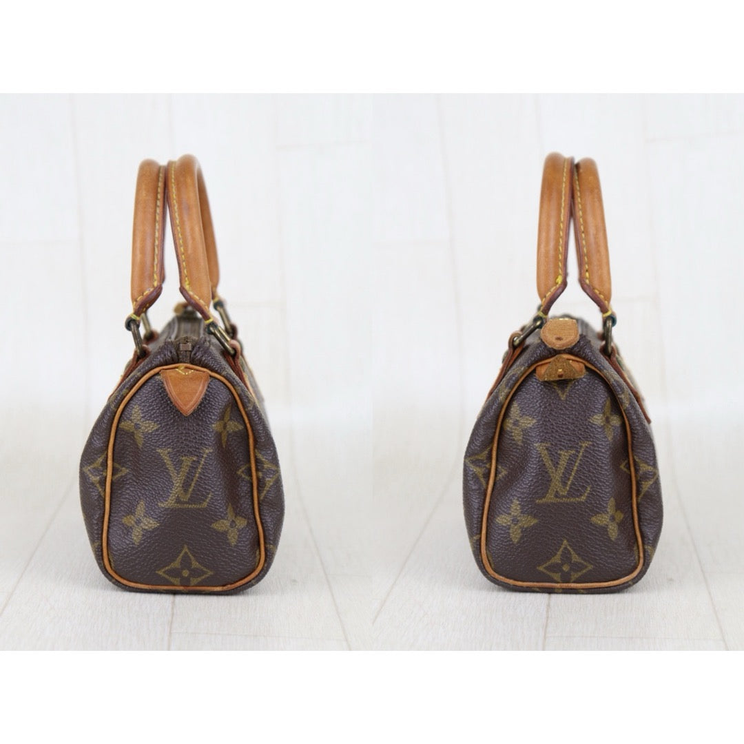 Fair ( Rank B) ｜ LV Monogram Mini Speedy Handbag With Shoulderstrap｜H25090808