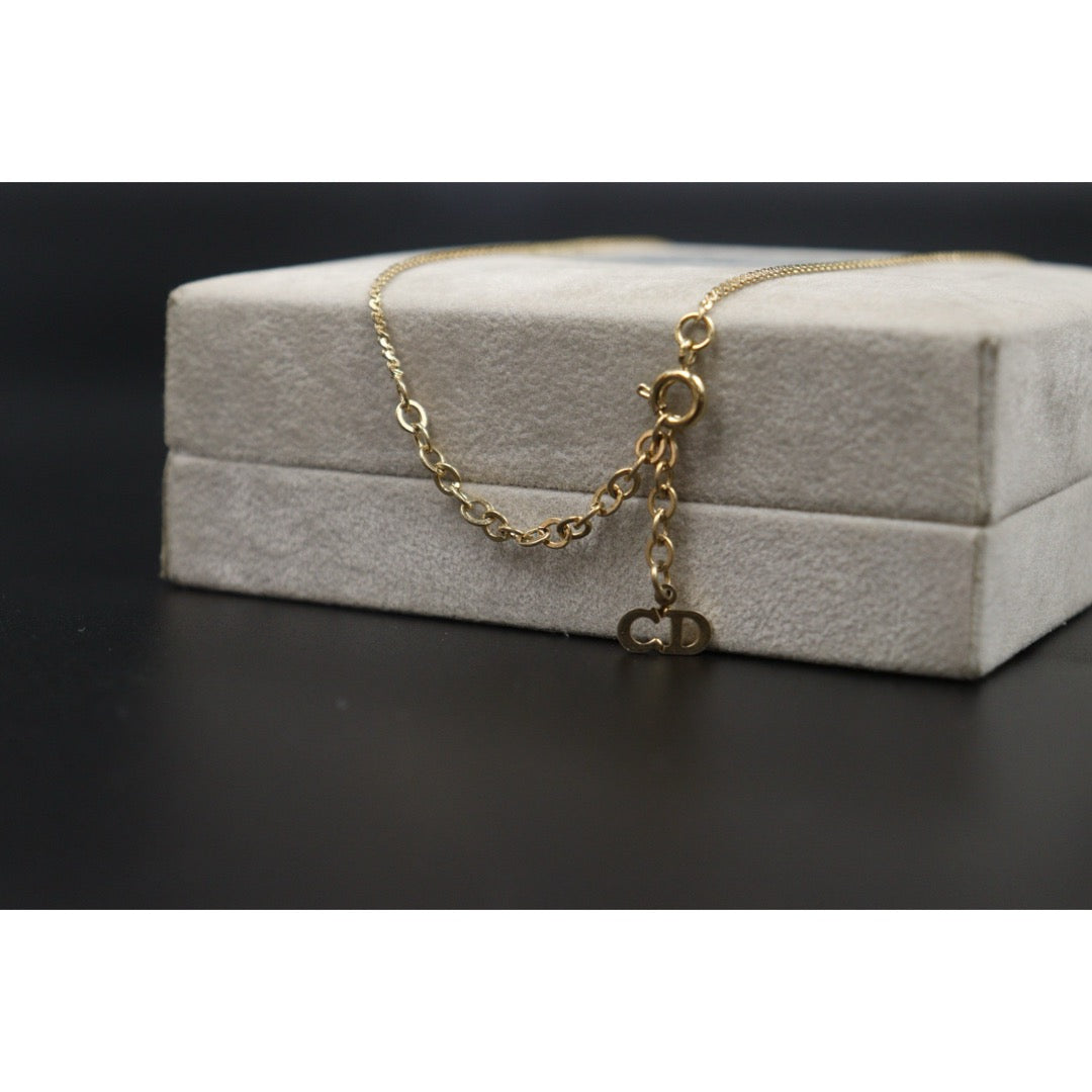 Very Good ( Rank A)｜ Dior CD  Necklace Earring Set ｜25062608