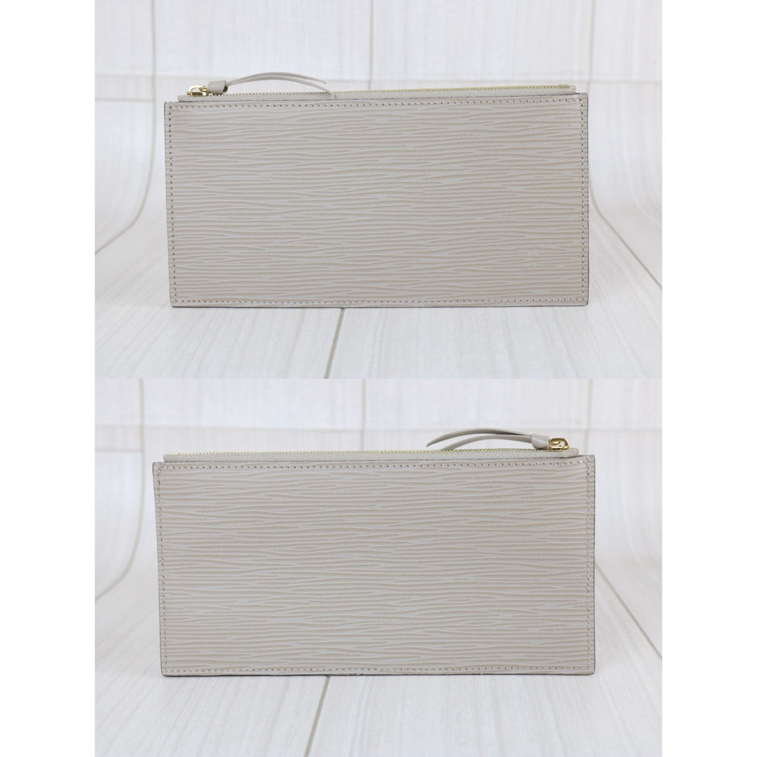 Include Entrupy Certificate of Authenticity｜Very Good ( Rank A)｜ Louis Vuitton Epi  Pochette Felicie Shoulder Bag Grey ｜X26051708