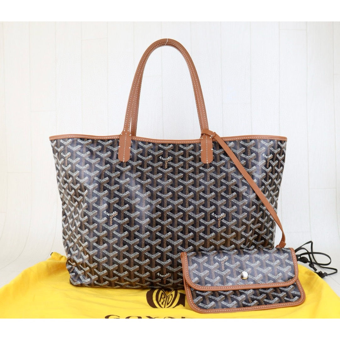 Very Good ( Rank A)｜ Goyard Saint-Louis PM Tote Bag Brown｜H25011102